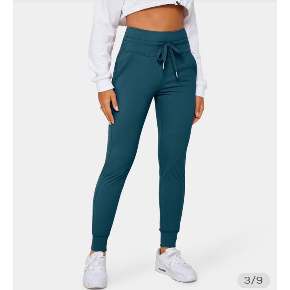 Halara Cloudful™ Air High Waisted Drawstring Full Length Joggers Sz S